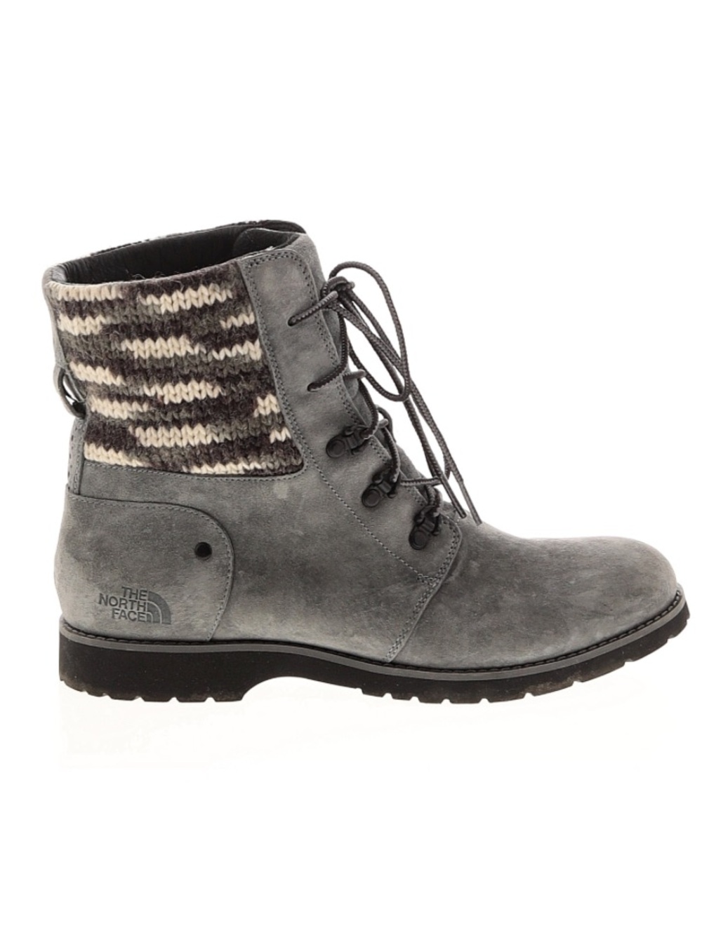 North Face Gray Suede Boots size 8